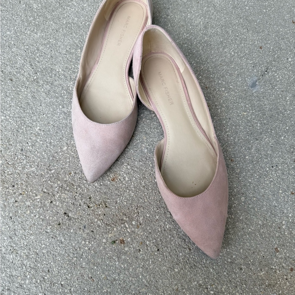 Marc Fisher Pink Ballet Flats with Pointed Toe original box size 8 “MFANNY” - Picture 8 of 12